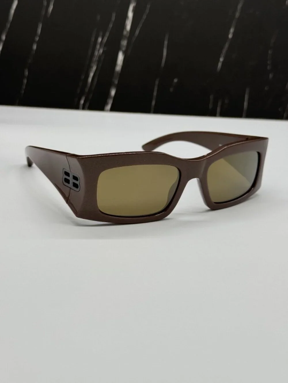 NEW BALENCIAGA BB0291S 006 BROWN WOMEN SUNGLASSES BALENCIAGA EYEWEAR - Picture 4 of 9